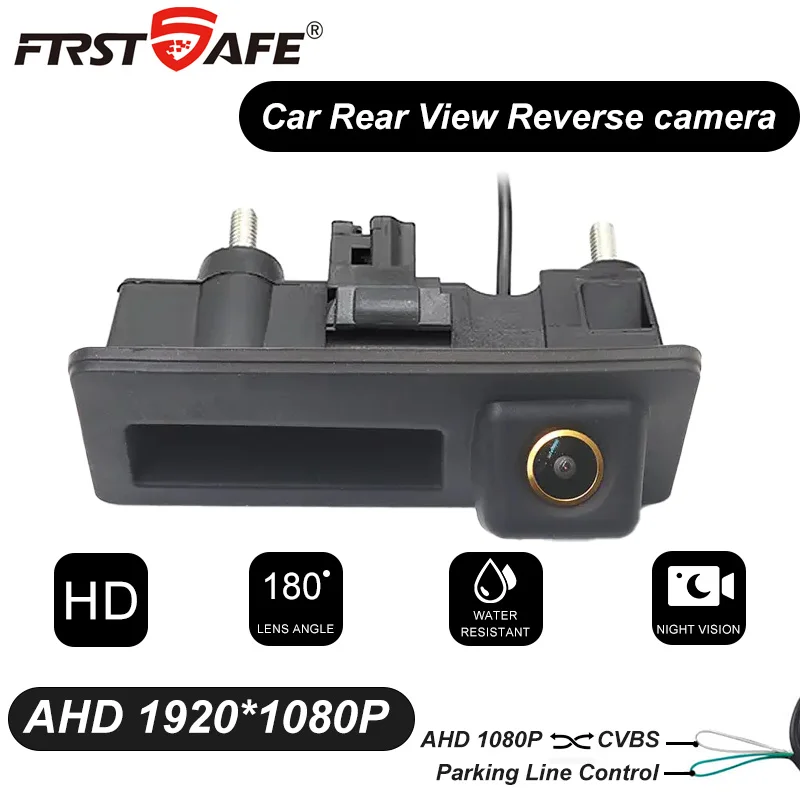 

AHD 1080P 180 ° car trunk rearview reversing camera, suitable for Volkswagen Golf Passat B7 B6 Tiguan Jetta MK6 Audi A3 A4 A5 Q5