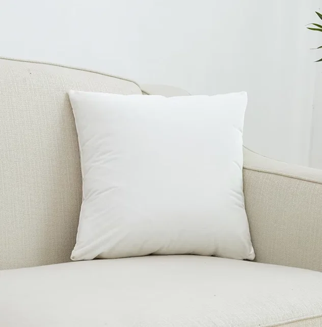 Classic 45x45cm Solid Color Cushion Core Soft Head Pillow Inner PP Cotton Filling Funny Health Care Customized Cushion Filler