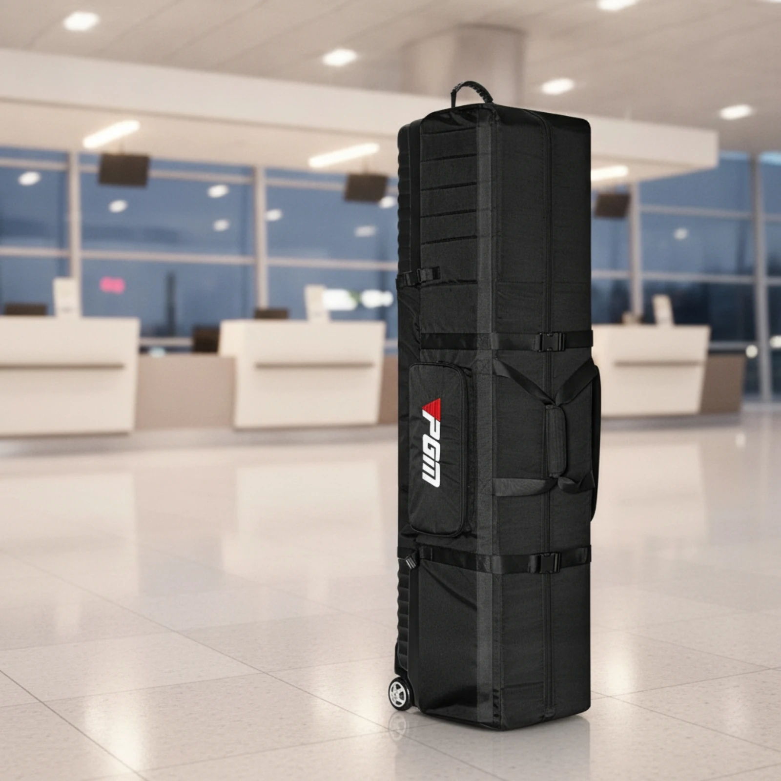 Bolsa de Viaje para Golf, Estuche Rígido Acolchado, Reforzado y Resistente para Golfistas, Aeropuerto, Torneos