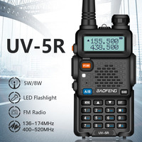 BaoFeng UV-5R Walkie Talkie 5W/8W Two Way Radio Commutator VHF/UHF 136-174MHz & 400-520MHz Station Receiver Ham Wireless Set