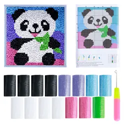 Carpet embroidery with printed pattern Cartoon Latch hook rug kits Embroidery kits Creative DIY Crafts for adults Carpet craft