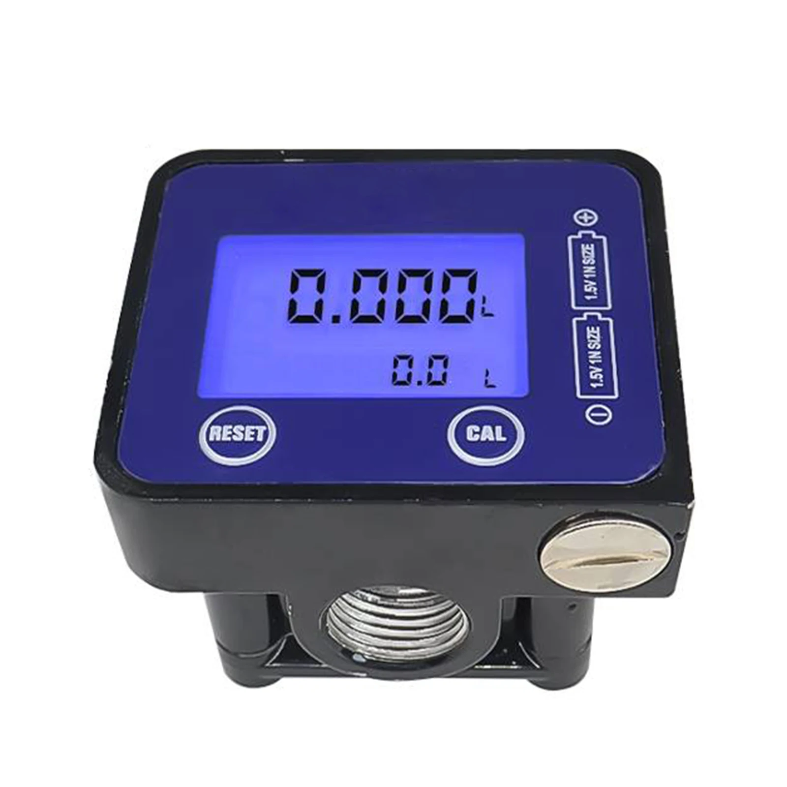 

Digital Flowmeter LCD Display Flow Meter Gauge 1/2″ Flow Indicator Sensor Counter For Liquid Water Fuel Diesel