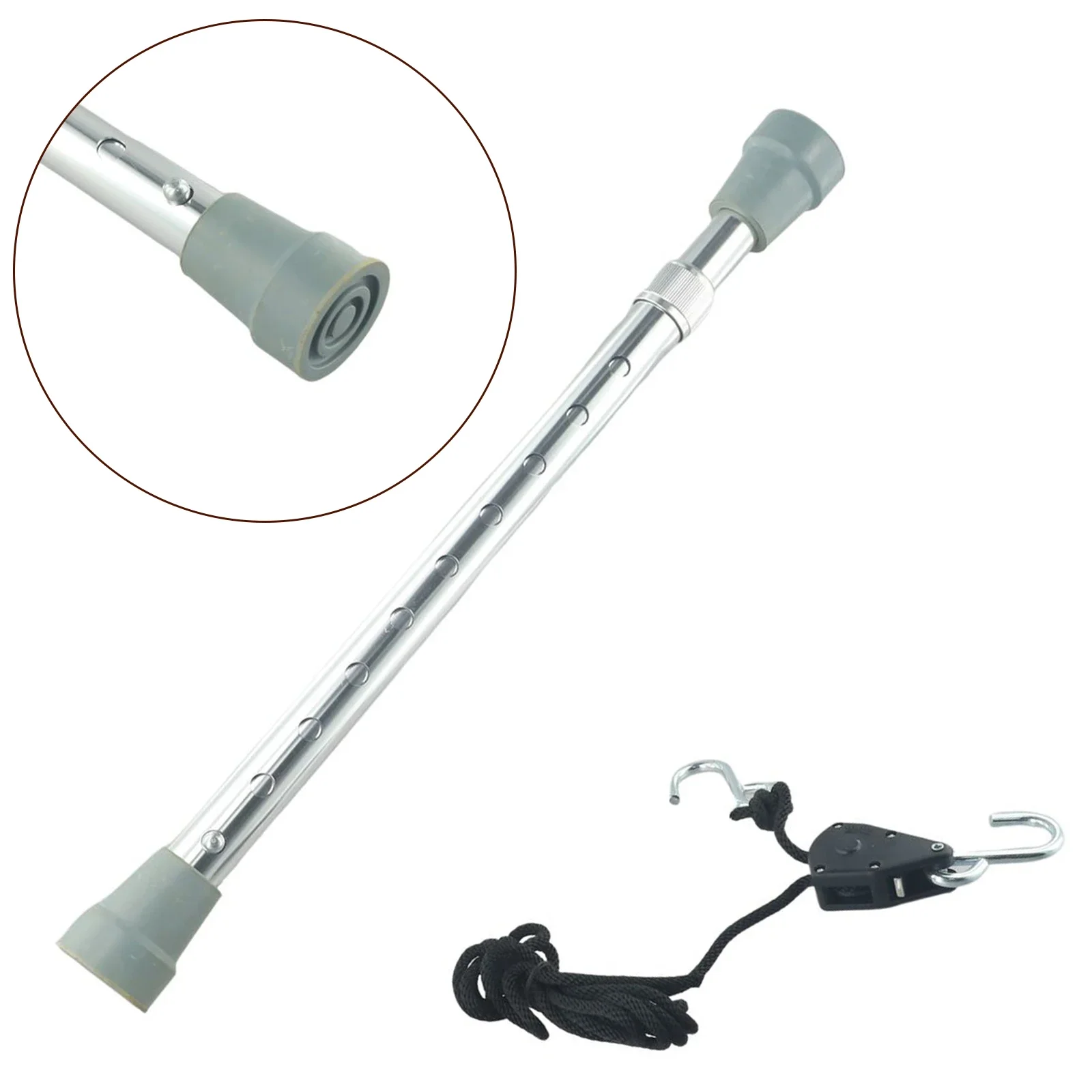 อุปกรณ์เสริมในรถยนต์สนับสนุน Prop Rod 15.9-24.8 นิ้วอลูมิเนียมฝาครอบเครื่องยนต์ชุดซ่อม Hood Prop เครื่องมือเชือกชุด