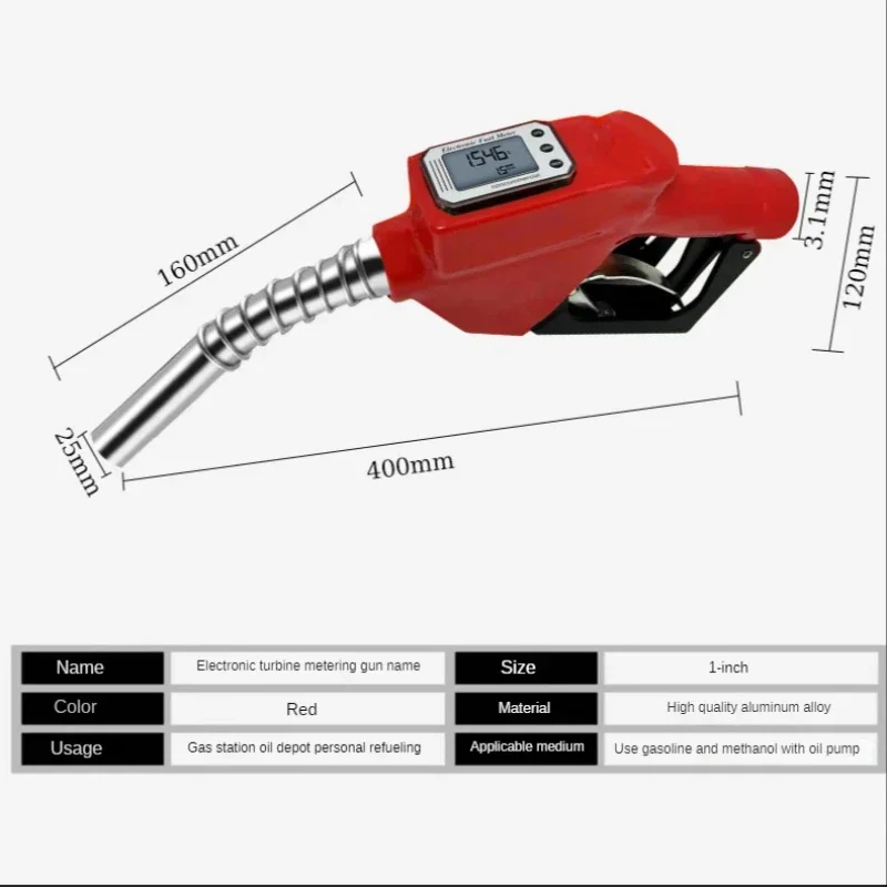 Premium WG-CCD-25 High Precision Fuel Nozzle Diesel Methanol Dispensing Nozzle