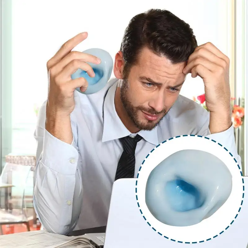 الإجهاد الإغاثة الرمال الدبق كرات مضحك اللعب الحسية قرصة الأرز الدبق كعكة الكرة صانع انتعاش بطيء لعبة لتخفيف التوتر الطفل #3