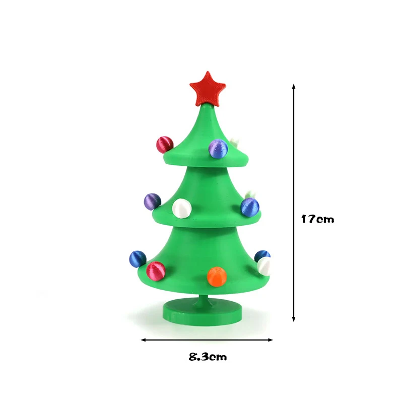 Creatieve Grappige Roterende Kerstboom Speelgoed Desktop Decoratieve Ornamenten Volwassenen Kinderen Stress Relief Speelgoed Leuk Kerstcadeau