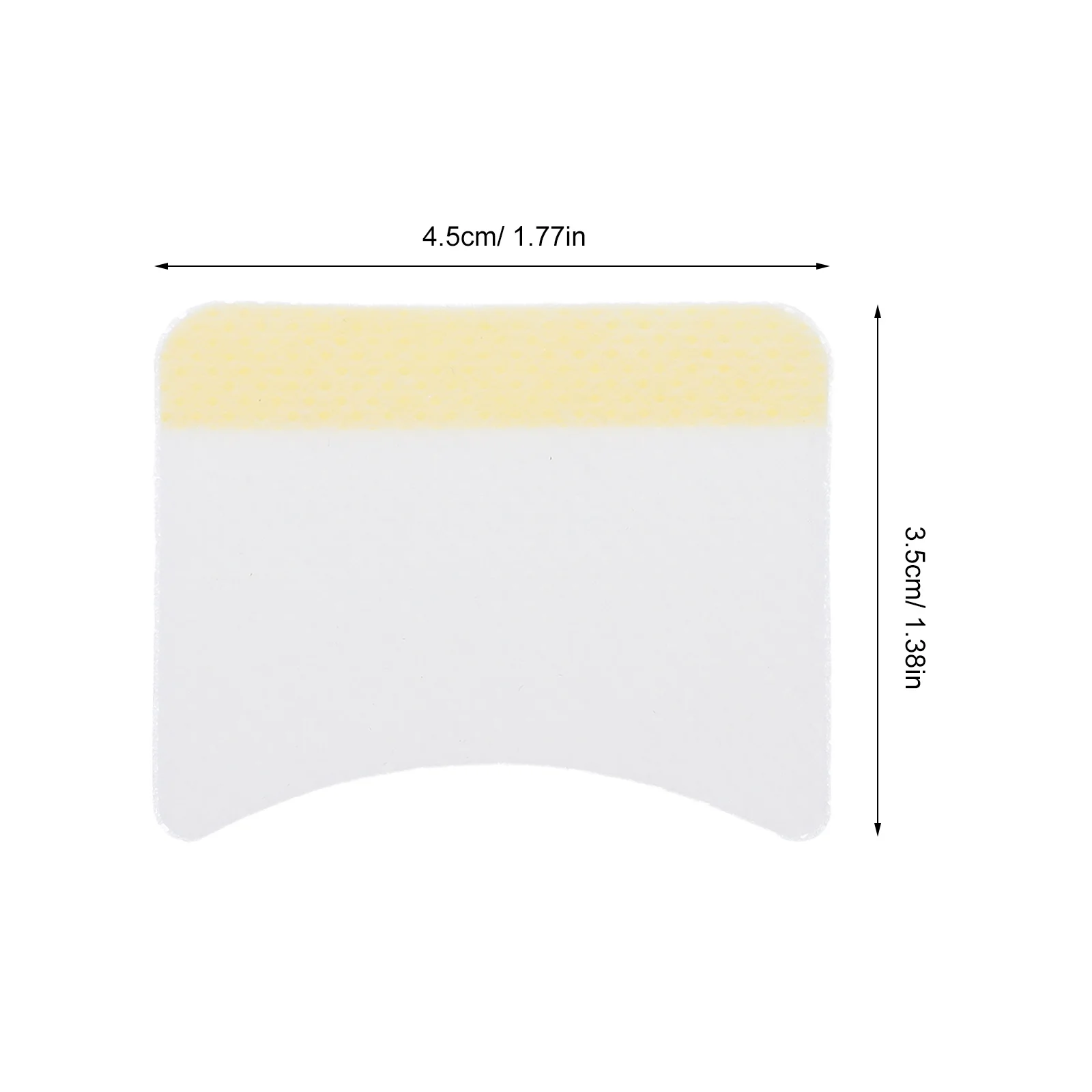 160 stücke Arc-Förmigen Make-Up Entferner Pads Wimpern Creme Reinigung Kissen Praktische Entfernung Werkzeug Für Home Salon Verwenden Make-Up