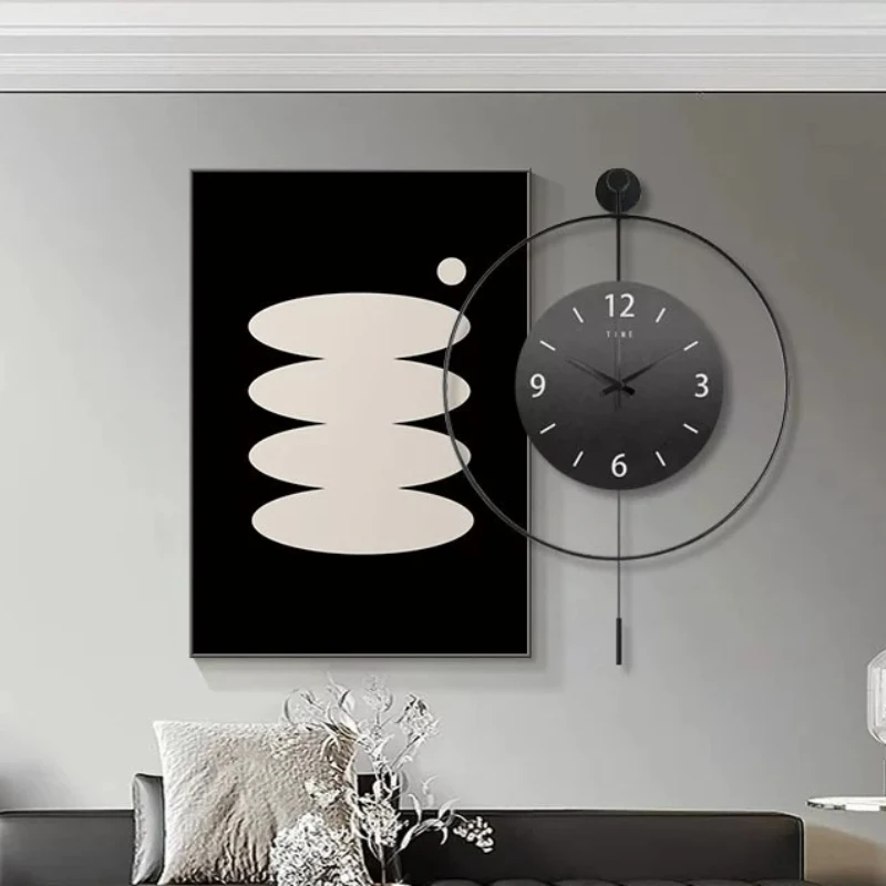 Modern Aesthetic Wall Clocks Xenomorph Design Minimalist Nordic Wall Clocks Living Room Fashion Reloj De Pared Room Decorations