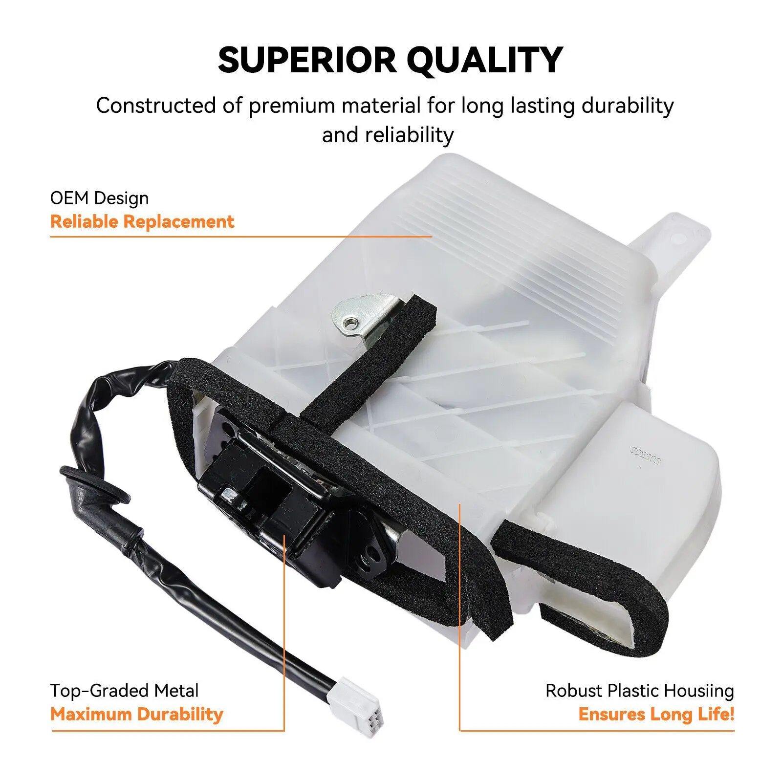 4 عداء 2003-2009 لتويوتا الباب الخلفي غطاء صندوق السيارة قفل الباب المحرك 6911035090 #2