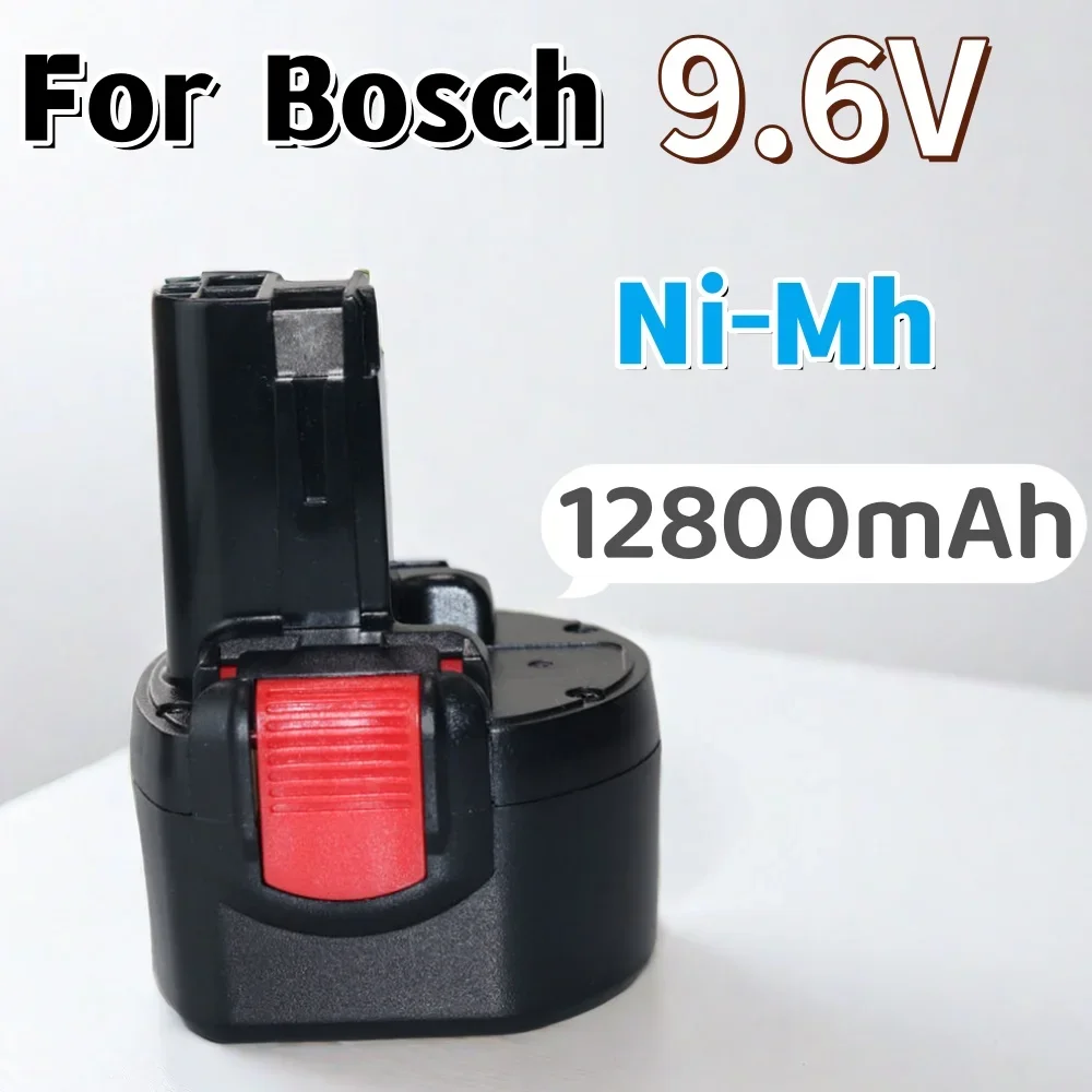 For Bosch 9.6V 12800mAh Ni-Mh Rechargeable Battery Power Tools Battery for Bosch PSR 960 BH984 BAT048 BAT119