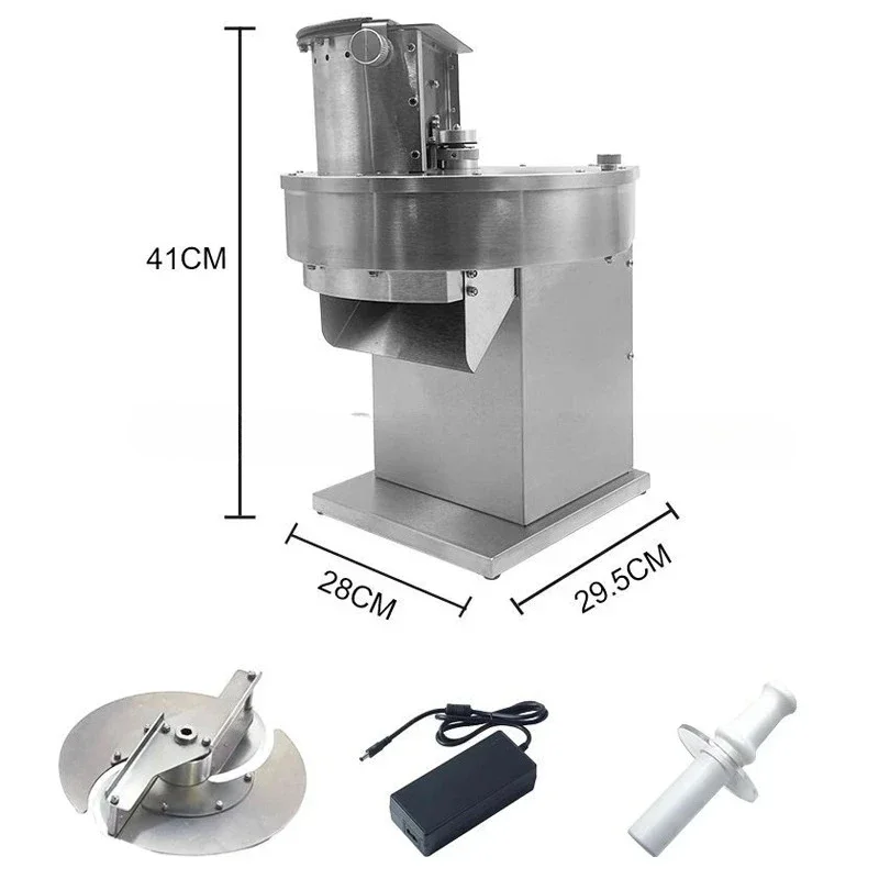 Electric Vegetable Fruit Slicer Stainless Steel 1-7mm Slicing Machine with Shredder Blade for Home Vegetable Processing Machine 5