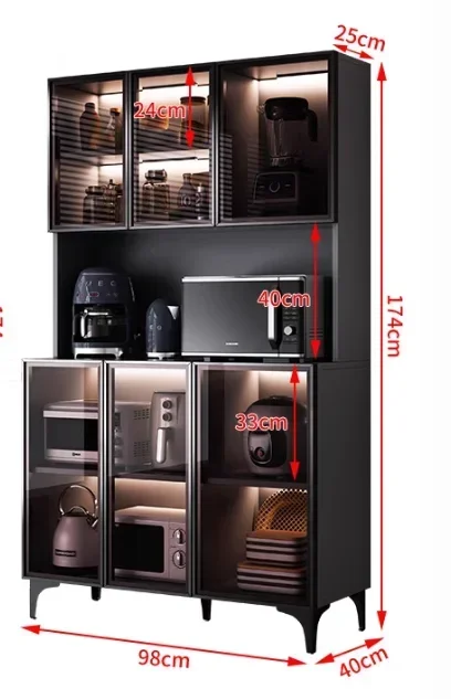 Side cabinet Wine cabinet Home against the wall Multifunctional living room storage Designer style High sense fashion