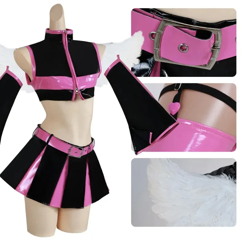 Anime 2.5 Dimensional Seduction Miriella Costume Sexy Girl Cosplay Full Set Props Accessories Festival Party Carnival Dress Up