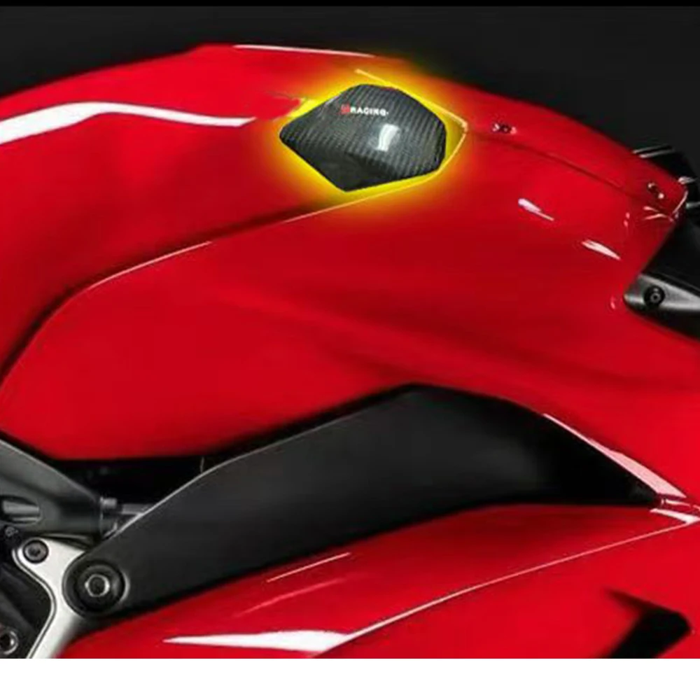 carbon fiber fuel tank protective cover For Ducati panigale V4 V4S V4R V4 Speciale 2018-2021 Streetfighter V4 V4S 2020-2024