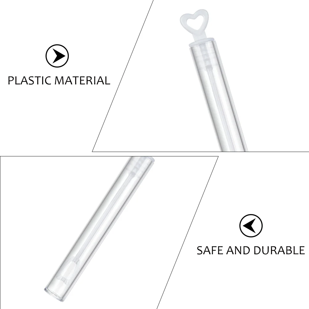 30 Pcs Water Empty Bubble Wands Bottle Mini Empty Toys Refillable Party Wedding Kids Blow Play Outdoor Fun