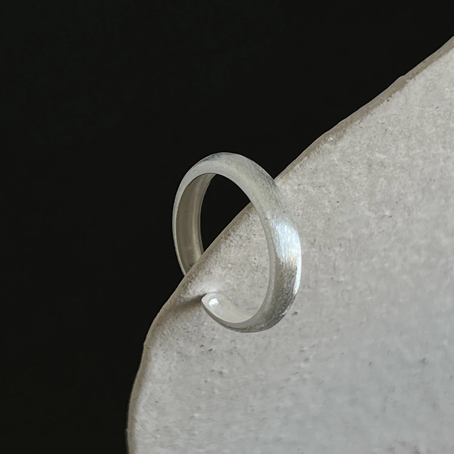 Women's 925 Sterling Silver Blue Stone Minimalist Ring