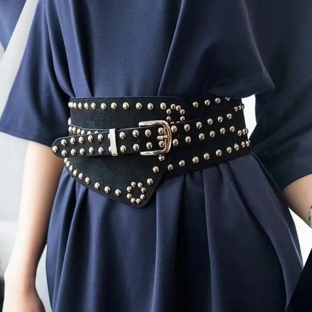 adjustable-rivet-wide-waistbands-personalized-design-punk-style-y2k-cool-girls-belt-jeans-decor-solid-color