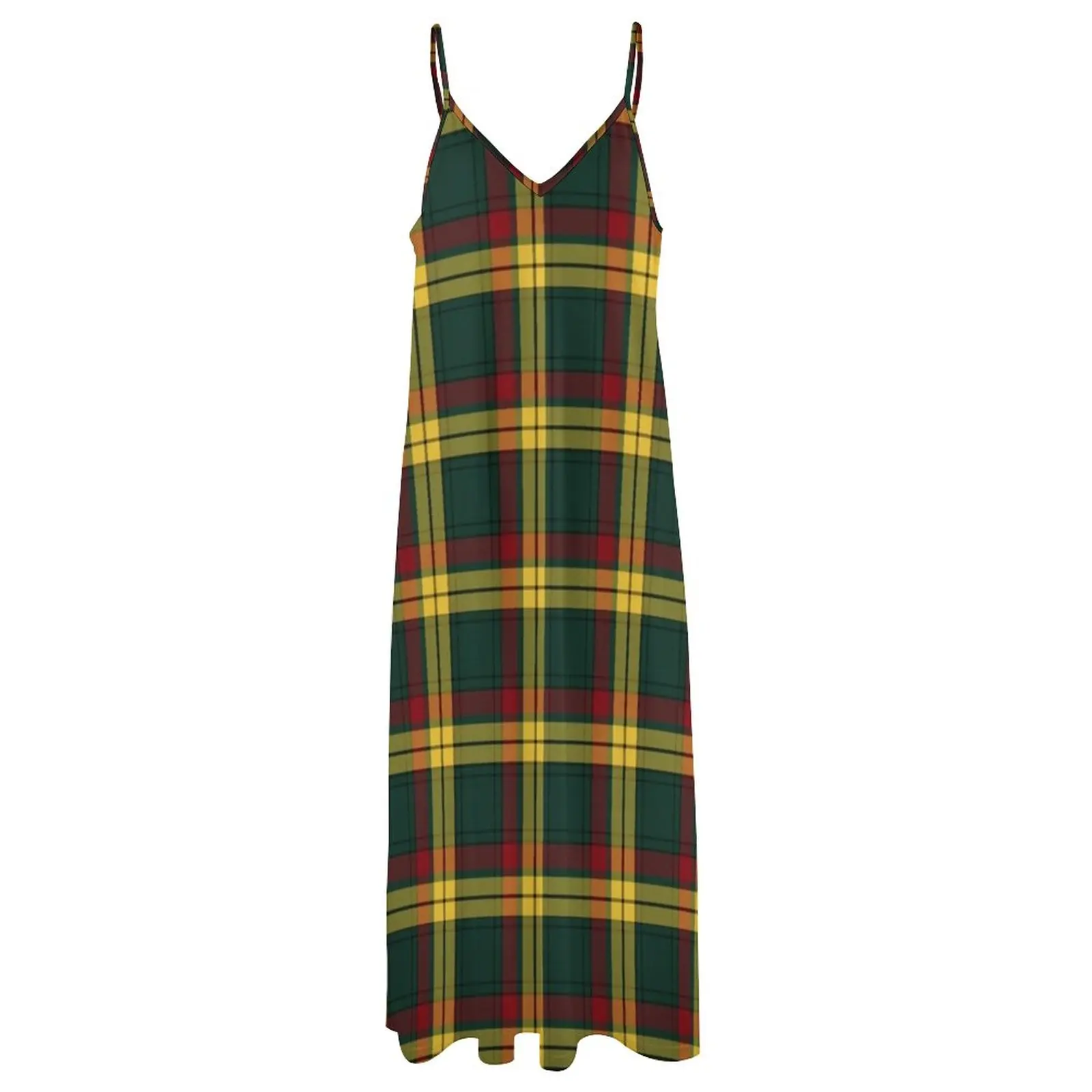 Clan Macmillan Tartan Mouwloze Jurk Avondjurken Vrouwen Prom Kleding Dameskleding Zomer 2024 Nieuwigheden