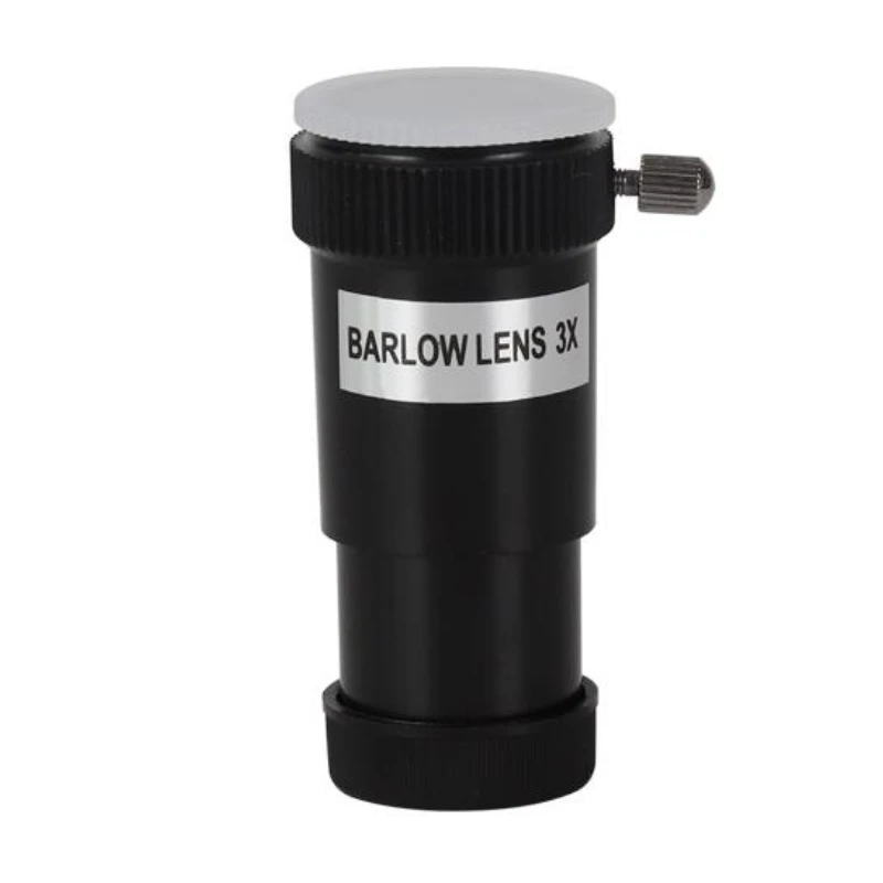 Agnicy Astronomical Telescope Accessories 0.965 Inches 3X Magnification Mirror Barlow Lens