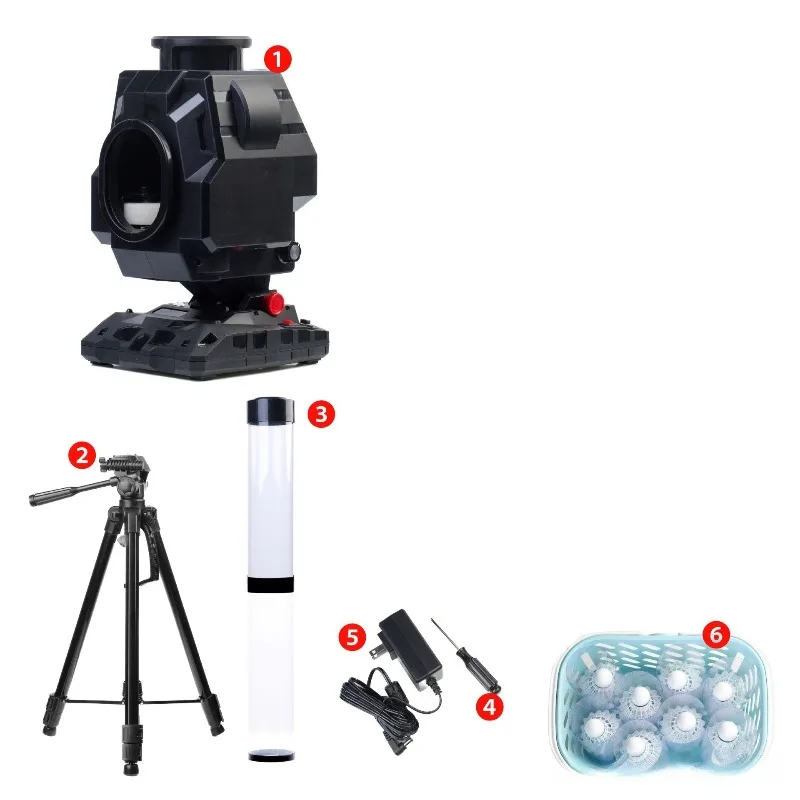 13803BH Professional Badminton Machine with Adjustable 3-6s Launch Interval & 4 Angles Adjustment for Beginners Training