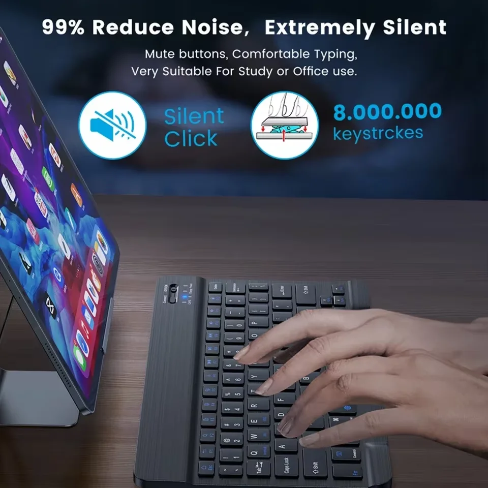 بلوتوث اللاسلكية لوحة المفاتيح Teclado لباد لوحة المفاتيح الماوس كومبو ل شاومي سامسونج هواوي اللوحي أندرويد IOS ويندوز كمبيوتر محمول,Arabic keyboard,لوحة مفاتيح عربية