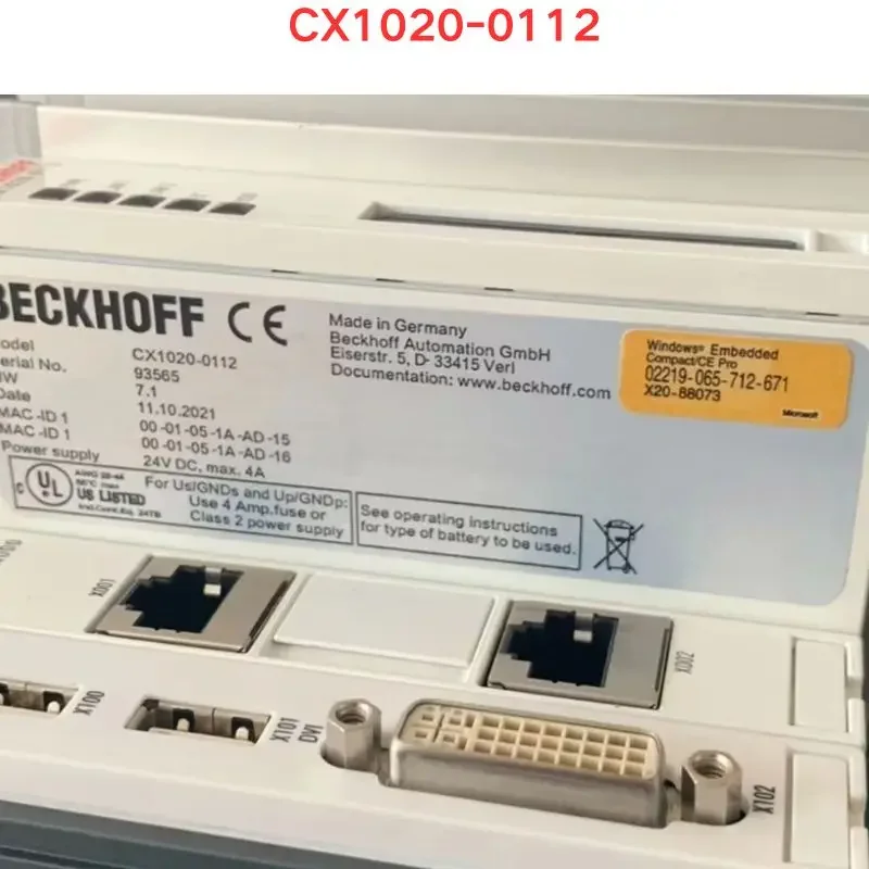 Б/у хост CX1020-0112. Функциональный тест в порядке.