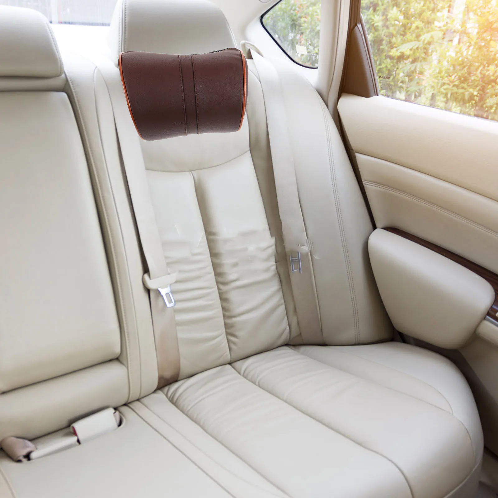 

Car Headrest Pillow Memory Foam Neck Support Cushion For Home Office Chairs Universal Interior