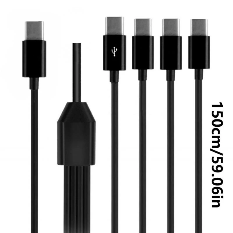 USB C Splitter Cable Multi USB C to USB C Cable 2/4/6 Type C Male Charger Cable for Android Samsung Tablet and TypeC Device