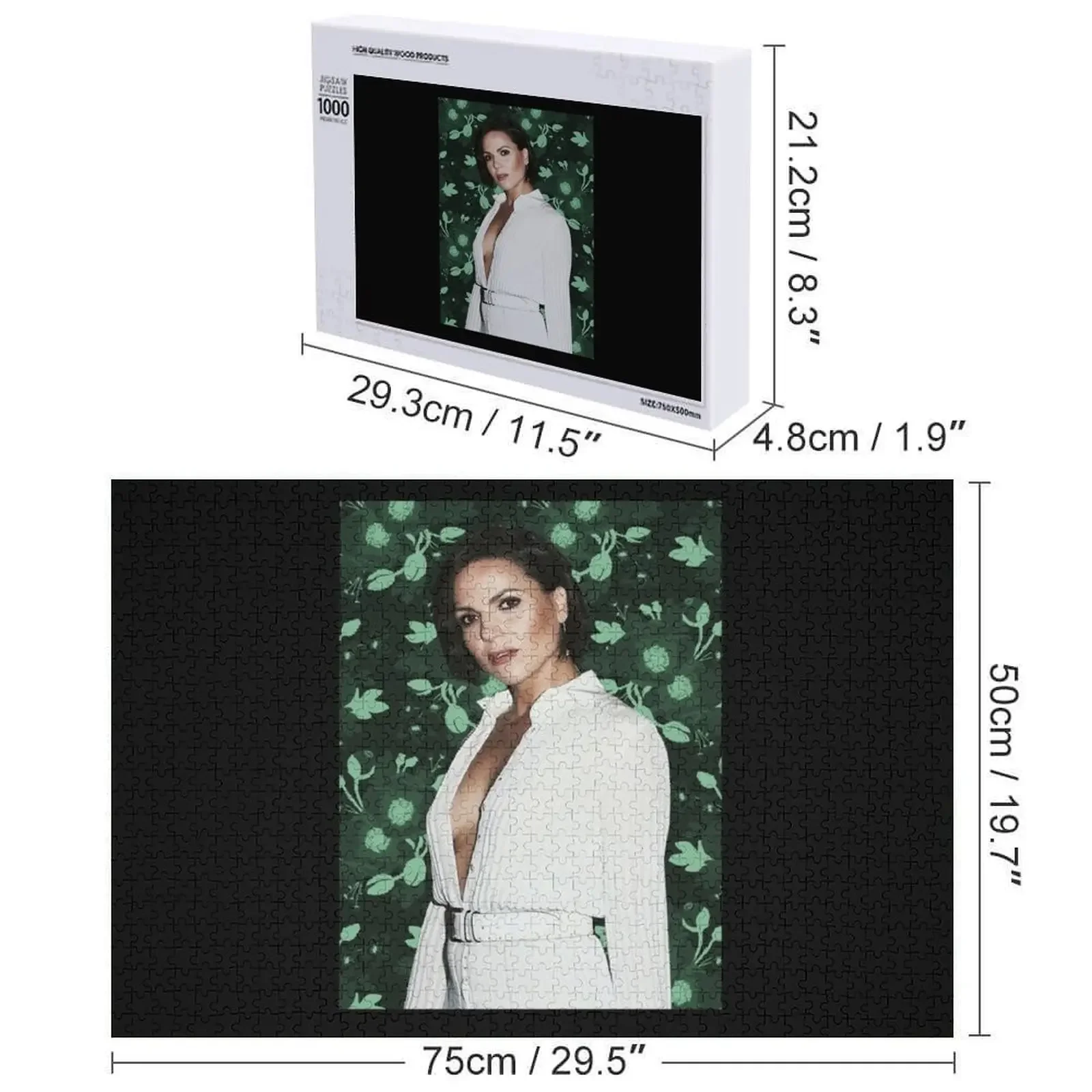 レトロなラナ・パリラ愛好家へのギフト ジグソーパズル 木製 大人向け カスタム写真入り パーソナライズされた写真入りパズル