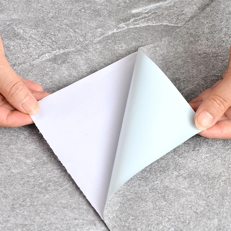 Imitation Cement Thickened Anti Slip Floor Stickers Vinyl Waterproof Wear-Resistant Self Adhesive Home Decor PVC Floor Stickers