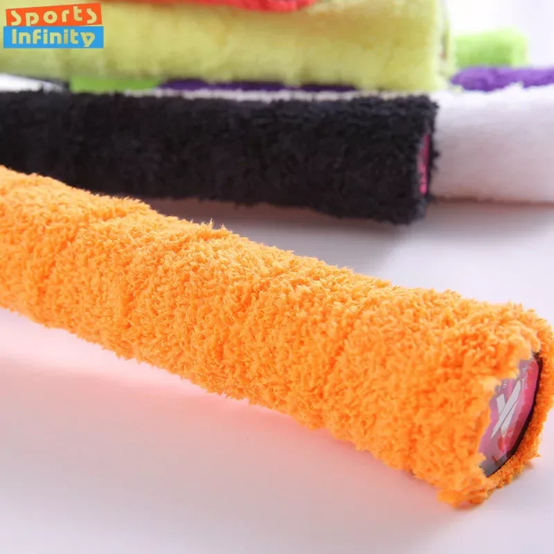 

1 пара 65*3 см ракетка для бадминтона, длинные волосы, лента для полотенец из микрофибры, впитывающая пот, противоскользящая толстая ручка для полотенец, аксессуары для бадминтона