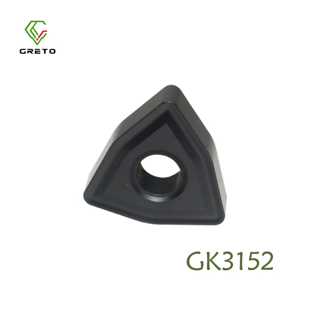 

GRETO WNMG080404 WNMG080408 WNMG080412 GK3152 Cemented Carbide Cutting Turning Tool WNMG433 WNMG 080408 WNMG08 Turning Inserts
