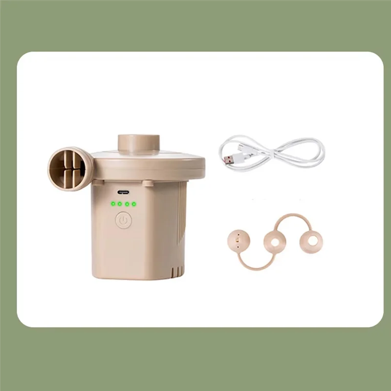 미니 에어펌프 2000mAh 무선 전동 펌프 수영장 튜브, 에어매트, 진공 보관백 등에 사용 가능