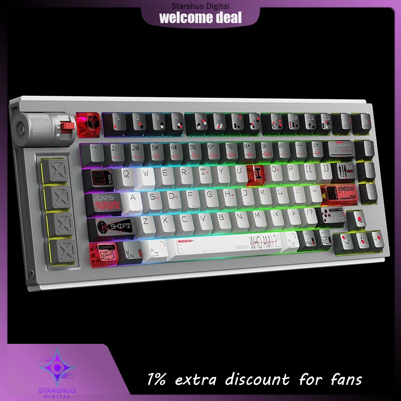 

KeychronXLemokey L1HE8K Delta Special Edition Full Aluminum Mechanical Keyboard 8K Polling Rate E-Sports Grade RT Rapid Trigger