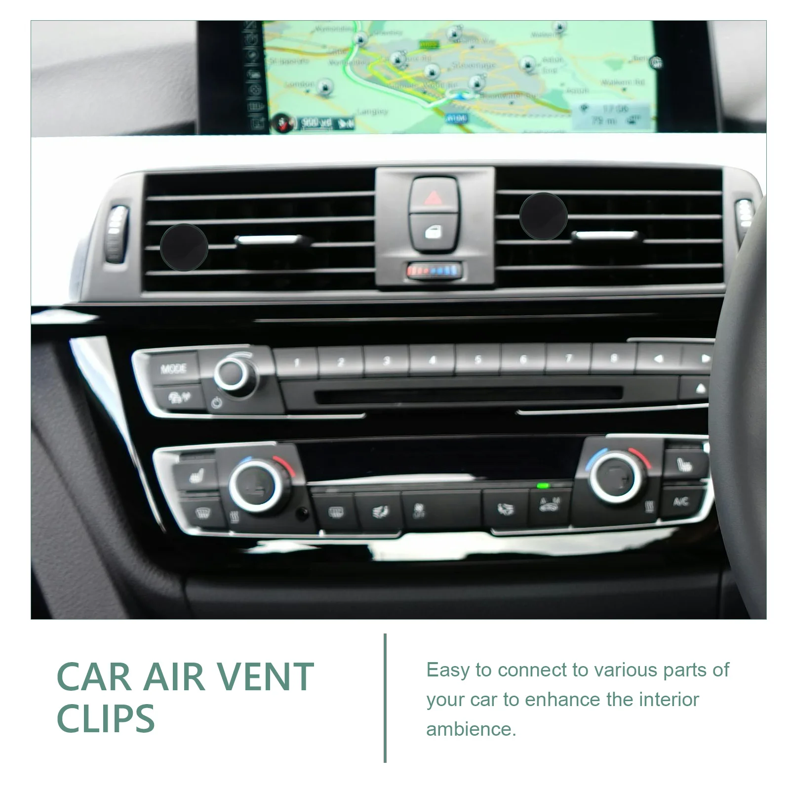 

Car Vent Clips Freshener Elegant Stylish Dashboard Decor Long Lasting Aroma Interior Ambience Enhancer