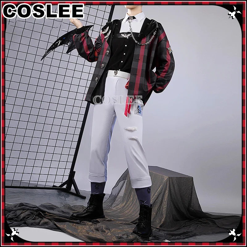 COSLEE Vtuber Nijisanji Kuzuha Cosplay Costume 6th Anniversary Casual New Clothing Uniforms Halloween Party Outfit Men Game Suit