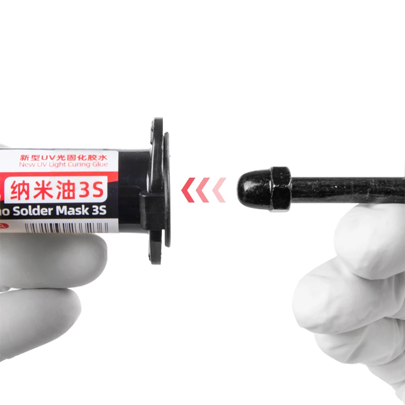 Imagem -06 - Qianli Mega-ideia Aluminum Alloy Seringa Push Rod Booster Colar Fluxo Soldagem Solda Empurrador de Óleo Universal Propulsão Ferramenta