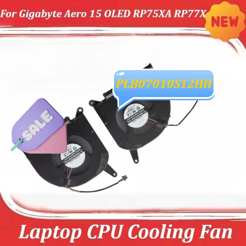 

for Gigabyte Aero 15 OLED RP75XA RP77X PLB07010S12HH Laptop CPU Cooling Fan