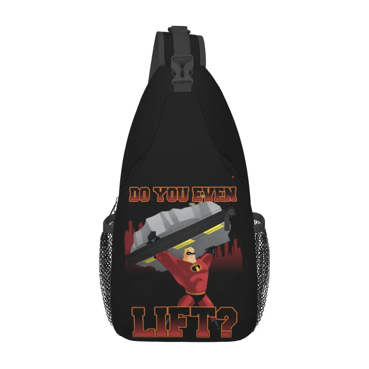 

Custom The Incredibles Cartoon Anime Shoulder Backpack Shoulder Chest Bags for For Traveling Hiking Mr Incredible Sling Bag