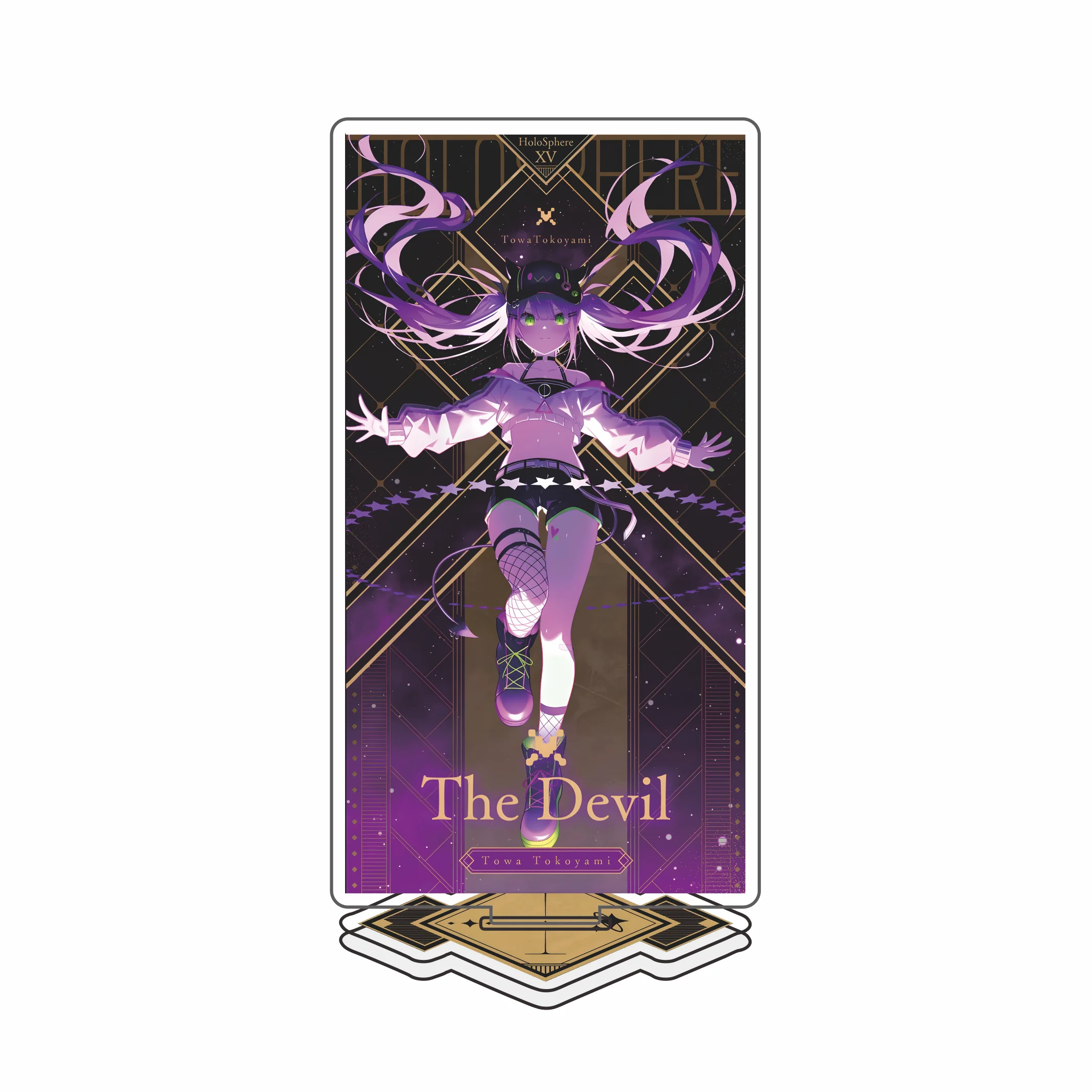 New Anime Hololive Acrylic Stand 15cm Shirogane Noel Murasaki Shion Usada Pekora Houshou Marine Figure Display  fans Gifts