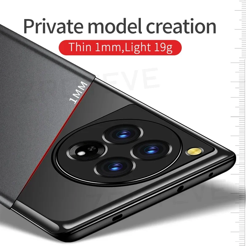 For OnePlus12 Case ZROTEVE Slim Hard PC Matte Cover For OnePlus 12 12R One Plus 11 R 11R OnePlus11 OnePlus11R OnePlus12R Cases