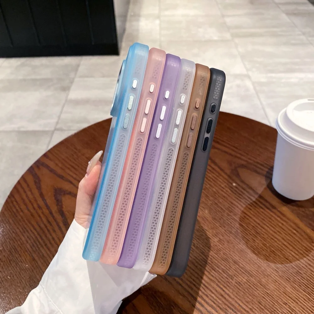 Para 17 ProMax colorido translúcido mate funda magnética para iPhone 17 Air 16 15 14 13 Pro Max Plus cubierta delgada de carga inalámbrica