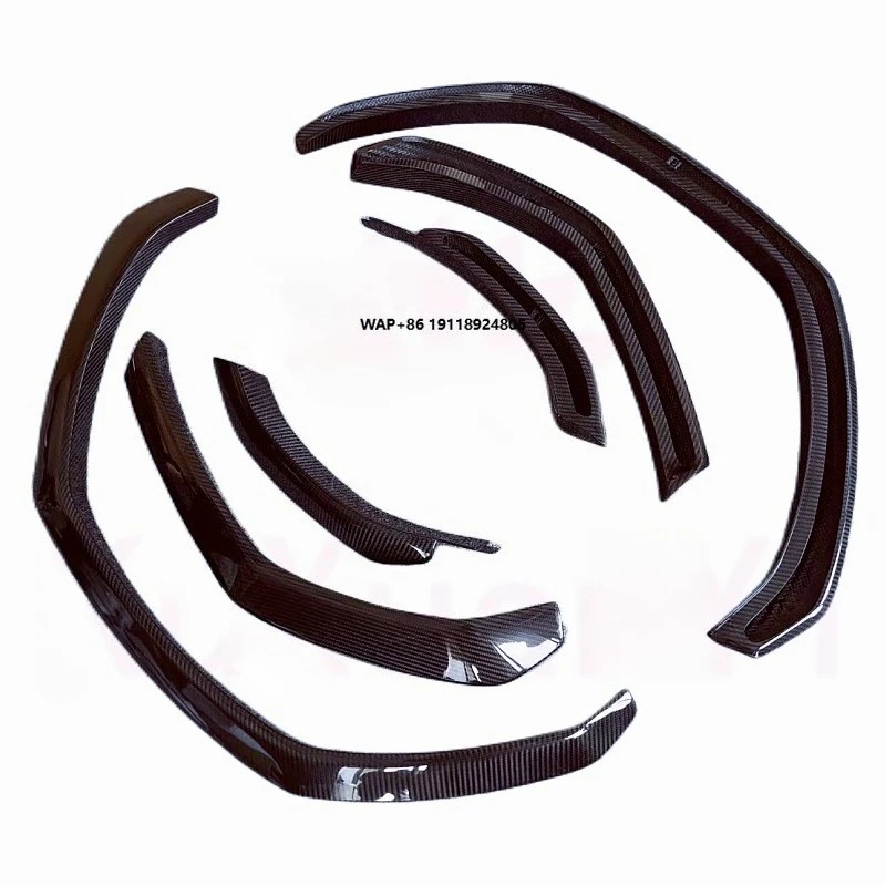 

M Style Carbon Fiber Body Kit for URUS Front Bar Edge Side Skirt Rear Diffuser with Eyebrow Front Wheel