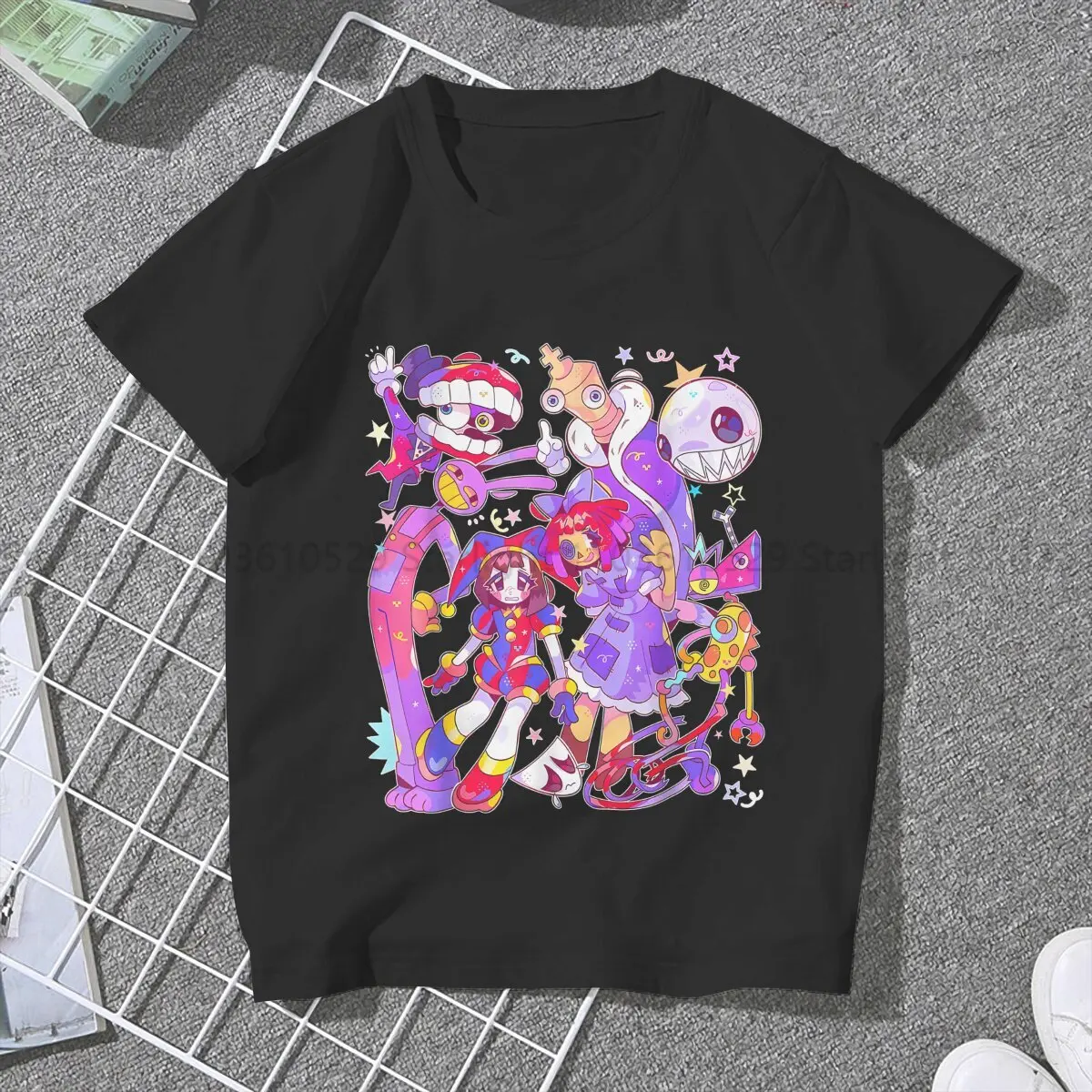 Ragatha Jax Other Women's T Shirt The Amazing Digital Circus Girls Tees Kawaii Polyester Tops Basic Tshirt y2k Fashion