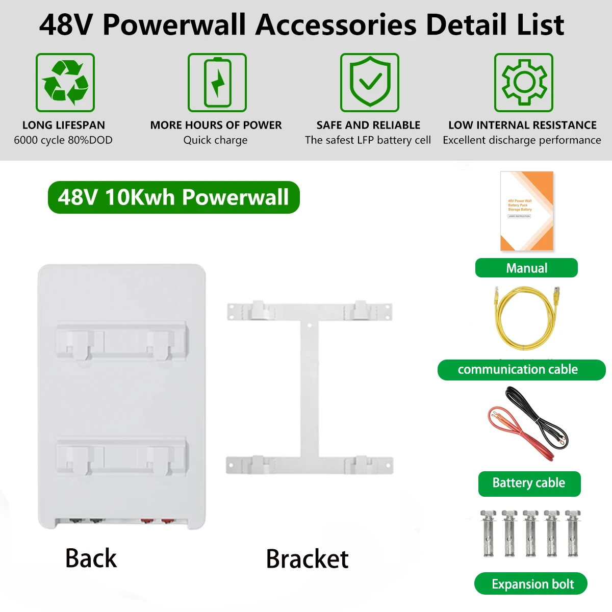 Solar Battery Store for House 48v 51.2v 100ah 200ah Lifepo4 Lithium Ion Batteries Solar Panel Battery Setup