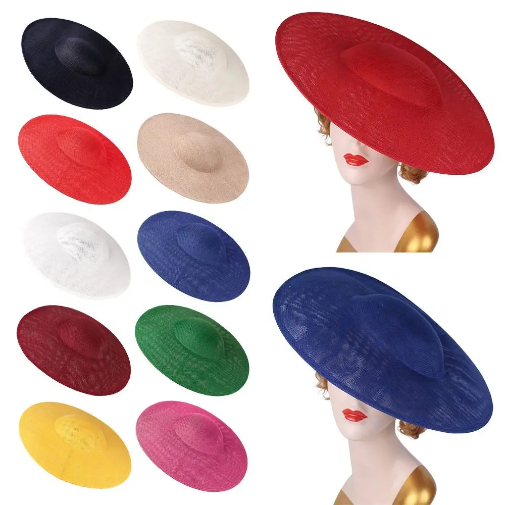 Base para Fascinators de 40cm para DIY, Acessório de Cabelo Feminino Grande para Casamento com Presilha, Chapéu para Suprimentos de Bonés