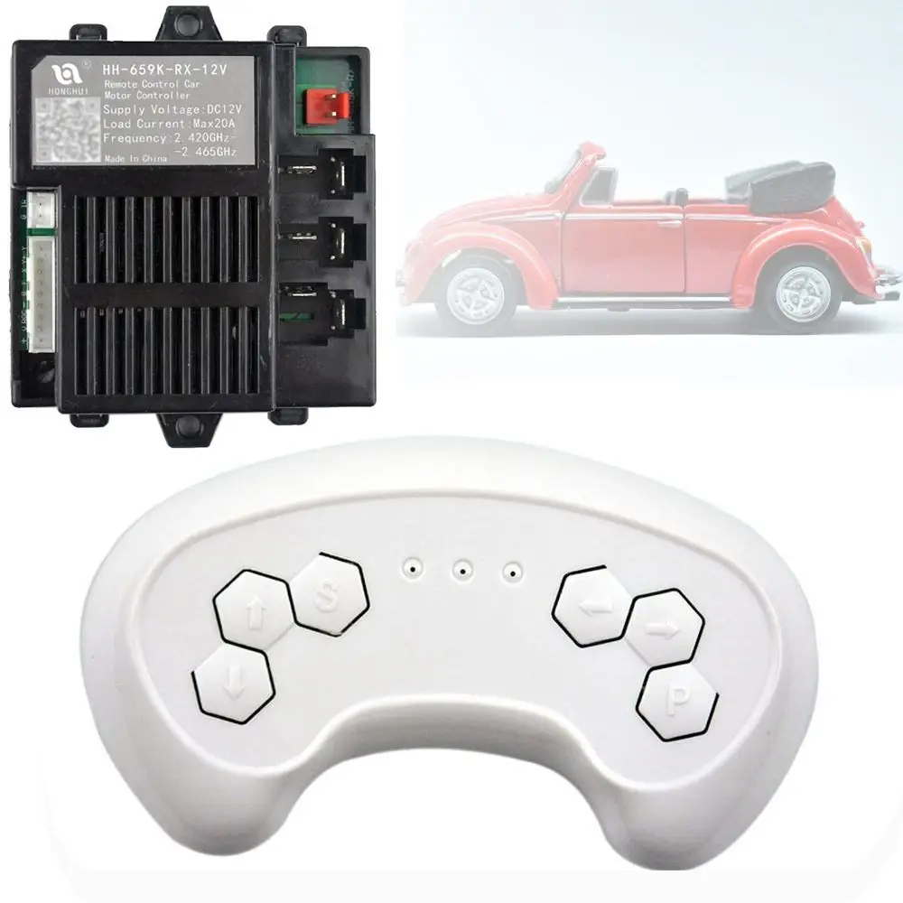 RC Accessories Children's Electric Car Receiver 2.4G Bluetooth Smooth Start Remote Control HH-659K-RX-12V Controller