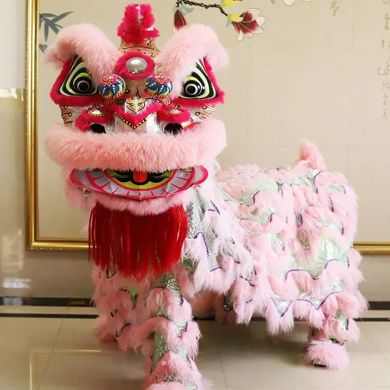 Foshan ผู้ใหญ่ Lion Dance Handmade Crane เครื่องแต่งกาย Lion Awakening คู่ Props ชุด