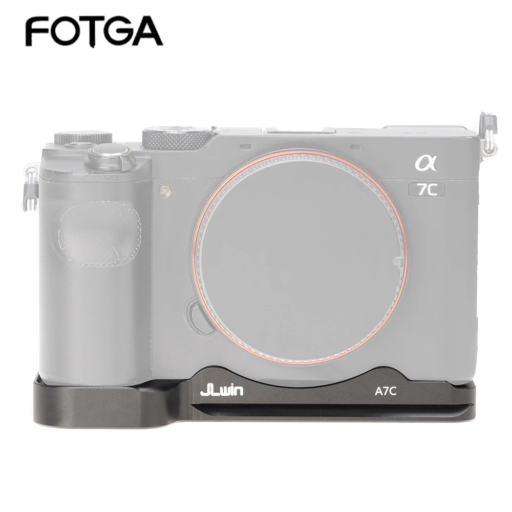 FOTGA Bottom Plate For Sony Alpha 7C A7C Camera Baseplate Tripod Single Base Vertical Plate Bracket Base Accessories Fotografica