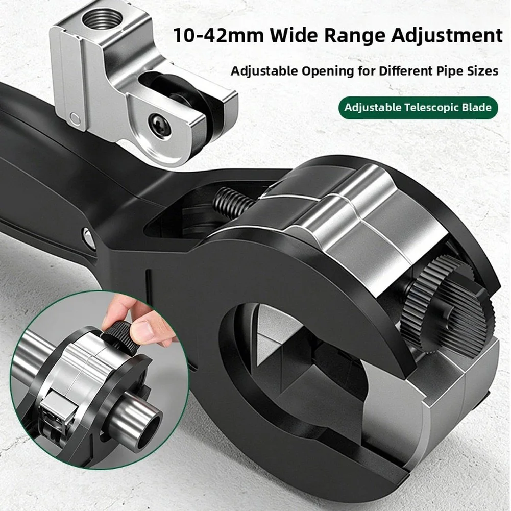 Ratchet Pipe Cutter With Bearing Alloy Steel Blade For Copper Aluminum Stainless Steel Galvanized Tubing Cutting Tool